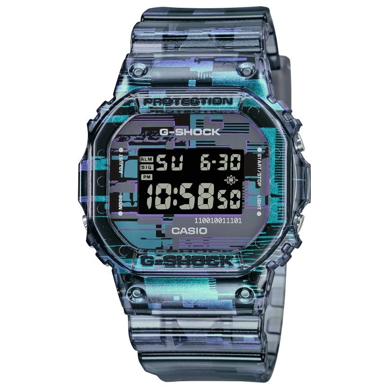 g shock black skeleton