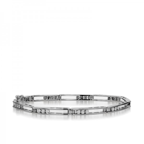 Lines 1.0 Carat Diamond Tennis Bracelet