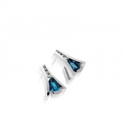 Venture Gemstone Earrings with Diamonds
