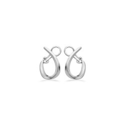 Sterling Silver U Hoop Earrings