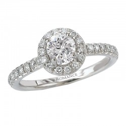 Halo Diamond Ring