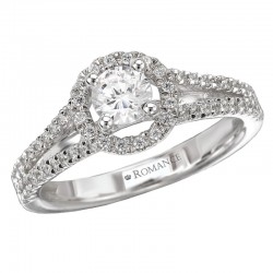 Split Shank Diamond Ring