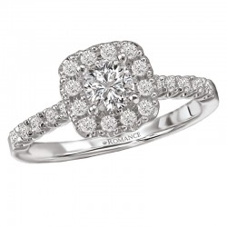Halo Diamond Ring