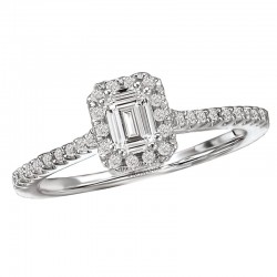 Halo Diamond Ring