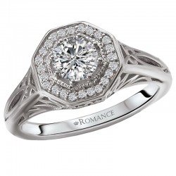 Halo Diamond Ring