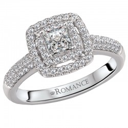 Halo Diamond Ring