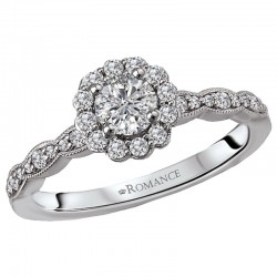 Halo Diamond Ring