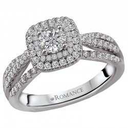 Split Shank Diamond Ring