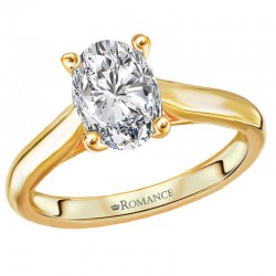 Solitaire Semi-Mount Diamond Ring