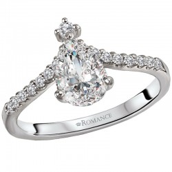 Diamond Semi-Mount Engagement Ring