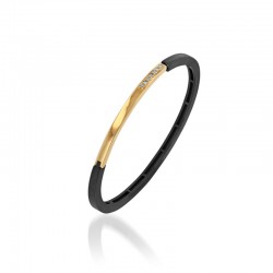 Duplex Pavé Hinged Cuff Bangle