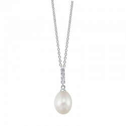Yangtze Pearl Fashion Pendant In Sterling Silver