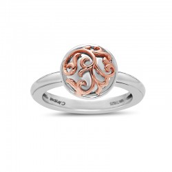 Sterling Silver & 18KR Ivy Lace Ring