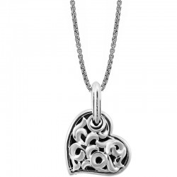 Sterling Silver Ivy Large Heart Pendant