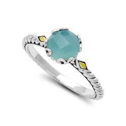 Samuel B. Sterling Silver & 18KY Glow Ring