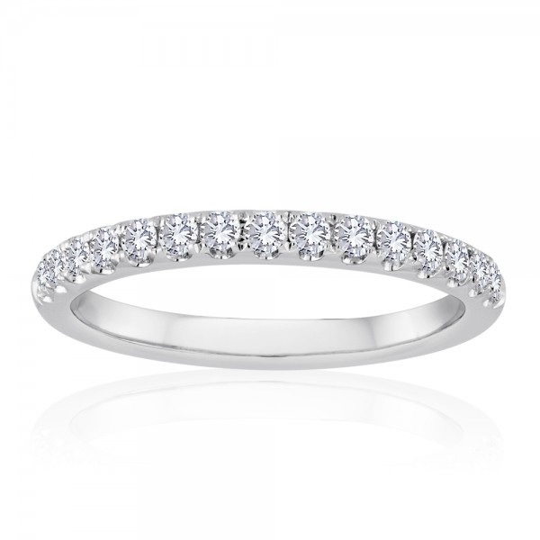 White Gold Pave Band