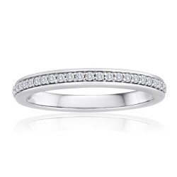 White Gold Pave Band