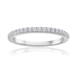 White Gold Pave Band