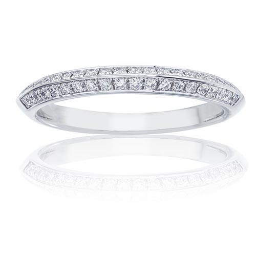 White Gold Pave Band