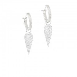 Angel Wings 20mm Silver Earring Charms (Charms only)
