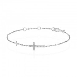 Luvente Diamond Cross Bracelet