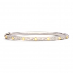SS/18KY Provence Diamond Bangle