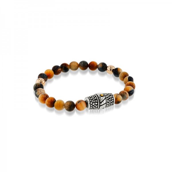 Matrix Tiger's Eye Bead Bracelet