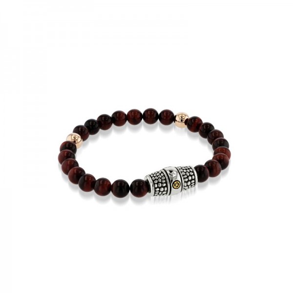 Matrix Tiger's Eye Bead Bracelet