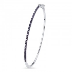 Luvente Black Diamond Bangle