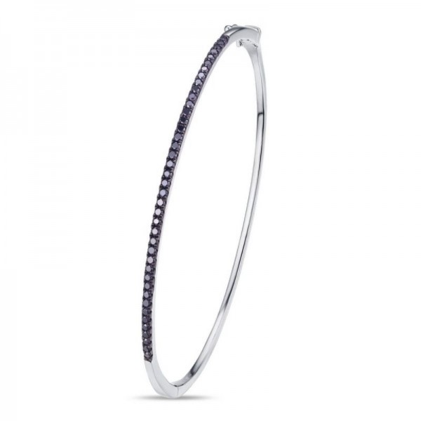 Luvente Black Diamond Bangle