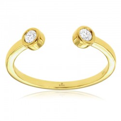 14KY Diamond Stackable Ring