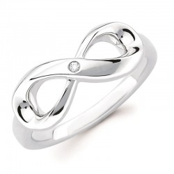 SS Diva Diamonds® Infinity Ring