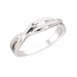 SS Diva Diamonds® Twisted Ring