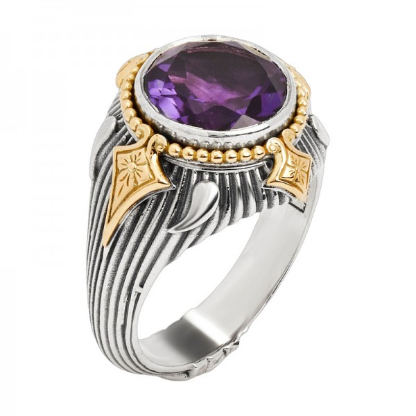 Women's Sterling and 18KY Nous Ring