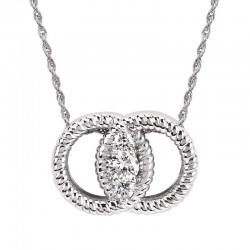 14KW Diamond Marriage Symbol® Pendant