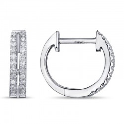 Luvente Diamond Huggie Earrings