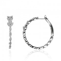 Luvente Diamond Hoop Earrings