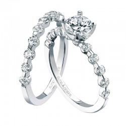 18KW Diamond Band