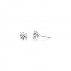 14KW Diamond Stud Earrings