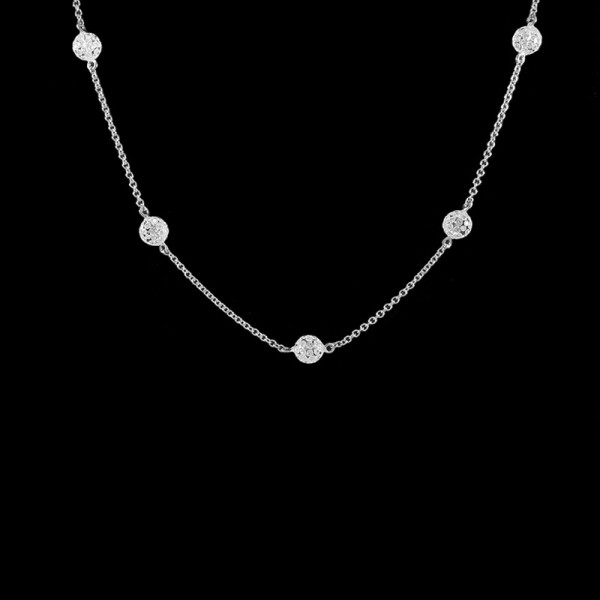 Solare Diamond Station Necklace