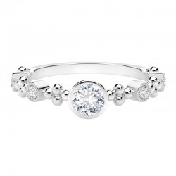 The Tribute™ Collection Classic Forever Bezel Diamond Ring
