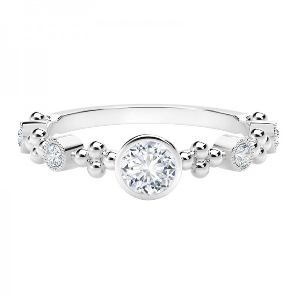 The Tribute™ Collection Classic Forever Bezel Diamond Ring