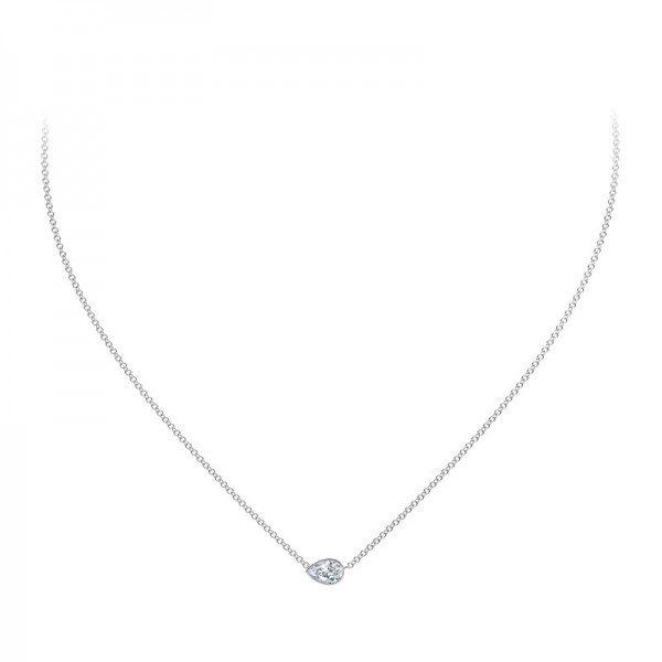 The Tribute™ Collection Pear Shaped Diamond Pendant