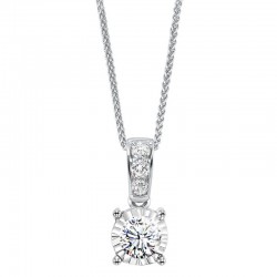 Lady's 14K White Gold Gold Pendant