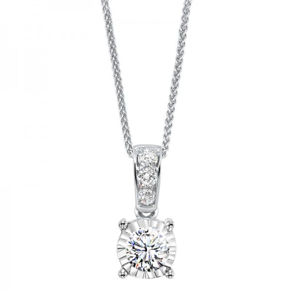 Lady's 14K White Gold Gold Pendant