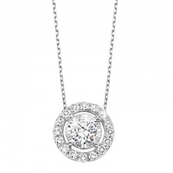 Lady's 14KW Gold Pendant