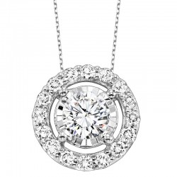 Lady's 14KW Gold Pendant