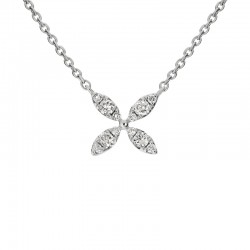 14KW Petal Flower Pendant
