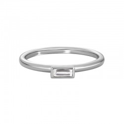 14KW Baguette Diamond Ring