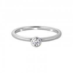 14KW Round Diamond Ring